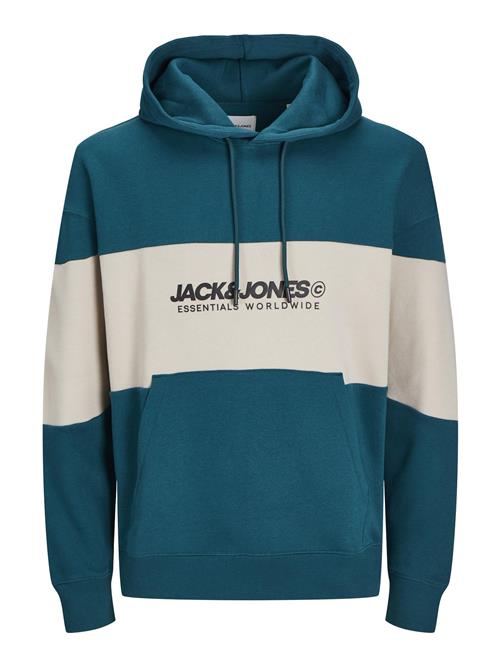 JACK & JONES Sweatshirt  grå / petroleum / sort