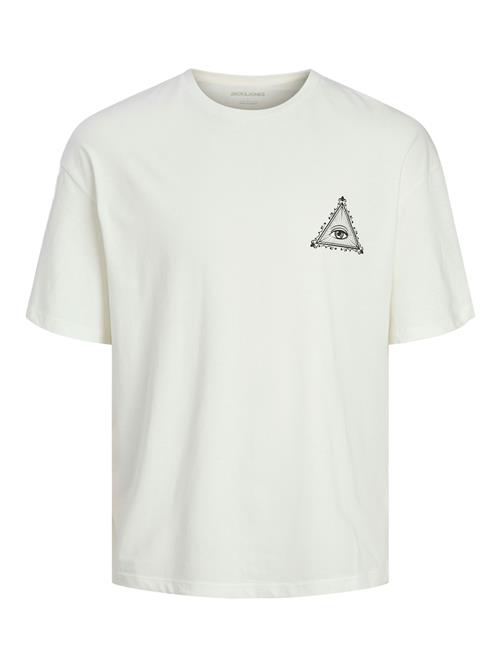 JACK & JONES Bluser & t-shirts 'JJMYSTIC'  sort / hvid