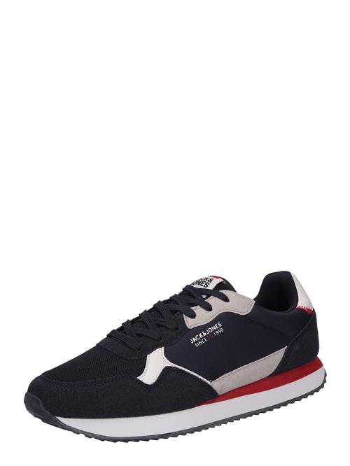 Se JACK & JONES Sneaker low 'JFWRobin'  mørkeblå / grå / hvid ved About You