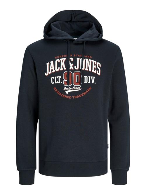 JACK & JONES Sweatshirt  navy / carminrød / hvid