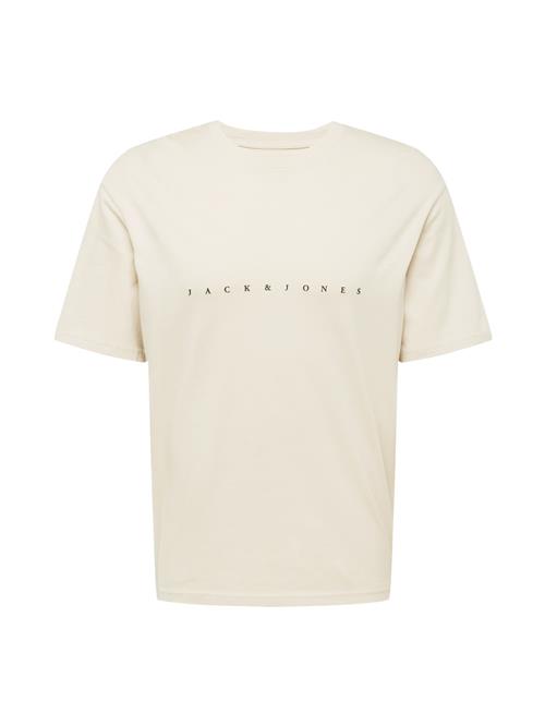 JACK & JONES Bluser & t-shirts 'JJEStar'  creme / sort