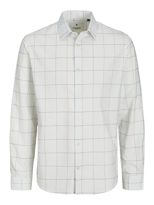 JACK & JONES Skjorte 'ARTHUR'  creme / sort