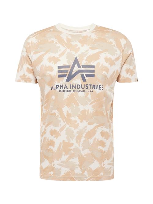 ALPHA INDUSTRIES Bluser & t-shirts  beige / elfenben / greige / mørkegrå