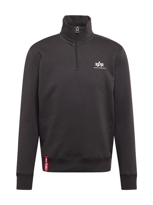 Se ALPHA INDUSTRIES Sweatshirt  antracit / hvid ved About You