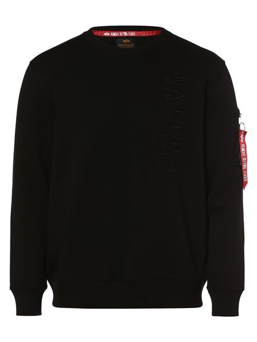 ALPHA INDUSTRIES Sweatshirt 'Emb'  sort