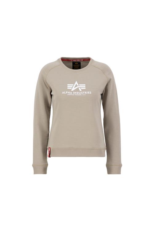 ALPHA INDUSTRIES Sweatshirt  sand / hvid