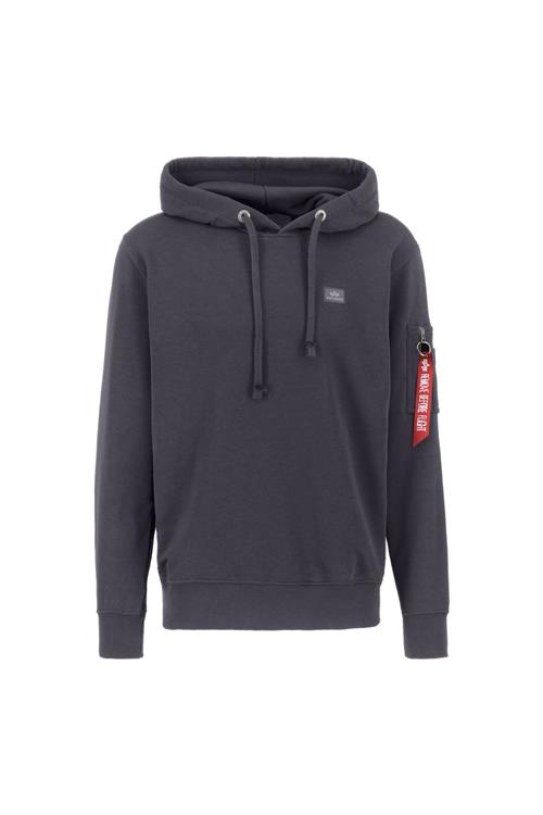 Se ALPHA INDUSTRIES Sweatshirt 'X-Fit'  mørkegrå / rød ved About You