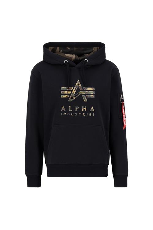 Se ALPHA INDUSTRIES Sweatshirt  brun / khaki / rød / sort ved About You