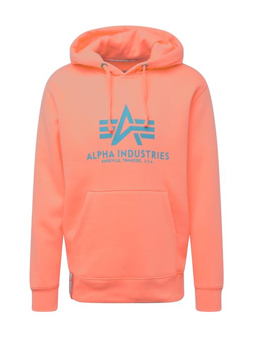 Se ALPHA INDUSTRIES Sweatshirt  sølvgrå / lys rød ved About You