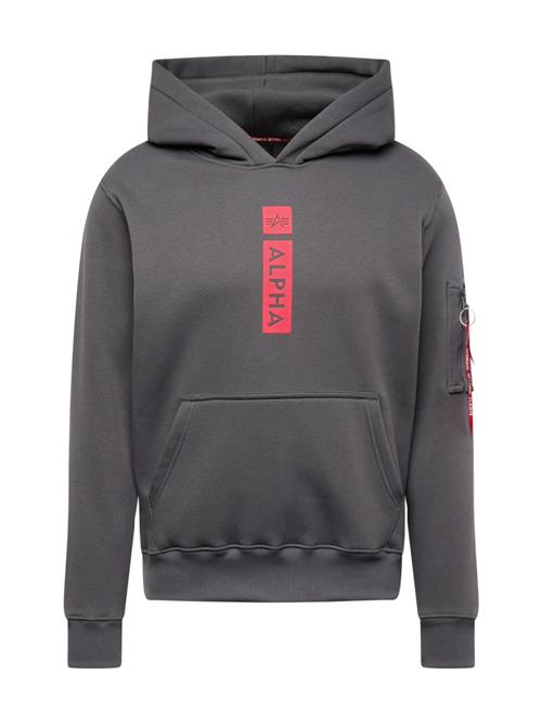 Se ALPHA INDUSTRIES Sweatshirt  mørkegrå / grenadine ved About You