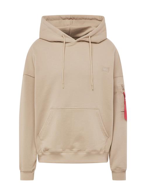 ALPHA INDUSTRIES Sweatshirt 'Essentials'  sand