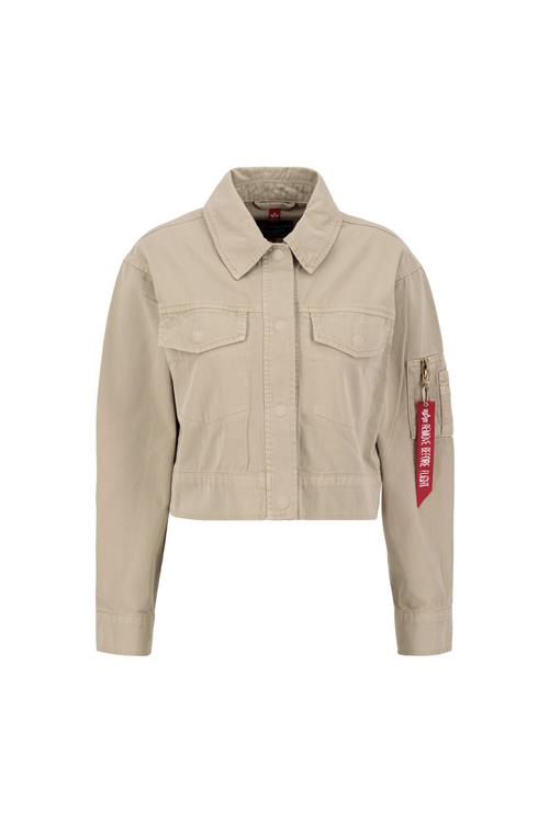 ALPHA INDUSTRIES Overgangsjakke  sand / rød