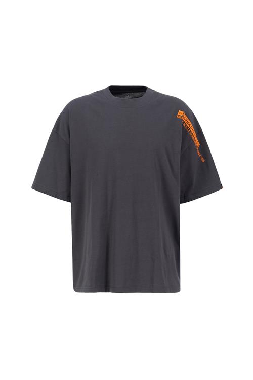 ALPHA INDUSTRIES Bluser & t-shirts  antracit / orange