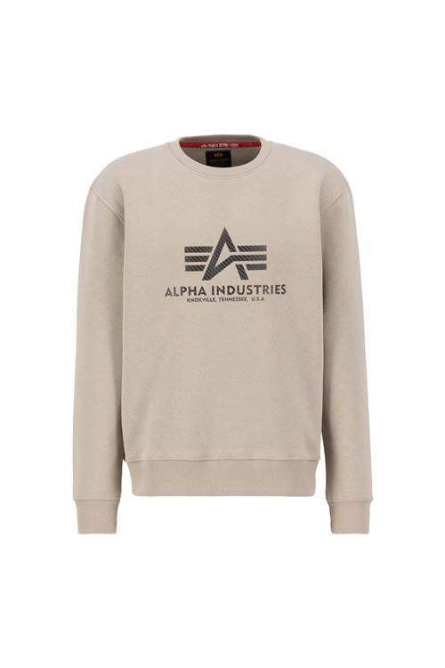 Se ALPHA INDUSTRIES Sweatshirt 'Carbon'  sand / lilla ved About You