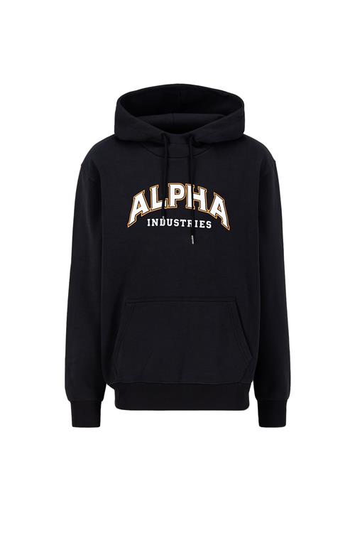 ALPHA INDUSTRIES Sweatshirt  orange / sort / hvid