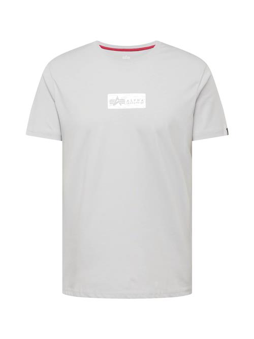 ALPHA INDUSTRIES Bluser & t-shirts  grå / sølv