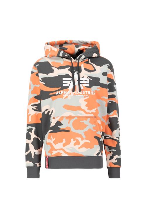 ALPHA INDUSTRIES Sweatshirt 'Camo'  blandingsfarvet / orange