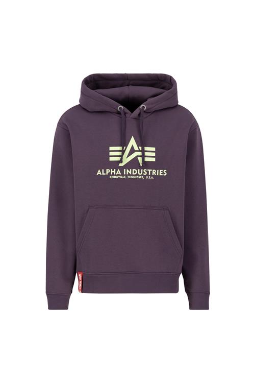 ALPHA INDUSTRIES Sweatshirt  neongrøn / burgunder