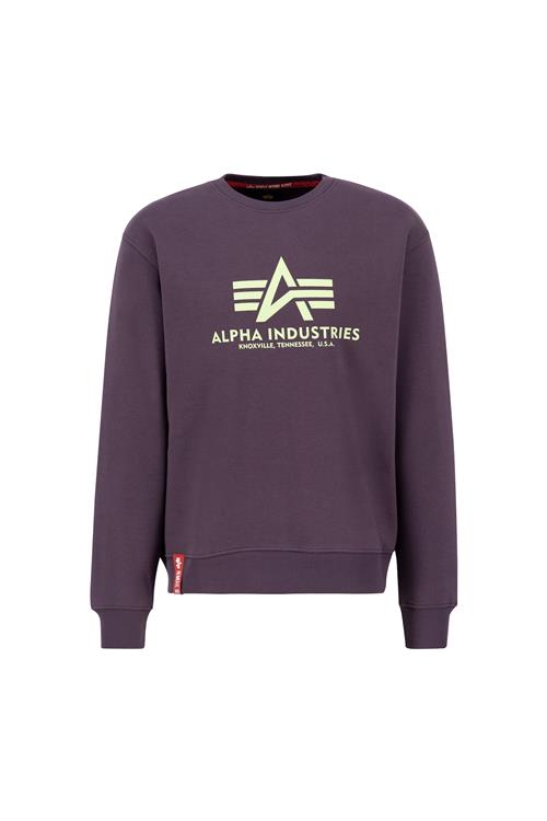 Se ALPHA INDUSTRIES Sweatshirt  lysegul / aubergine / rød ved About You