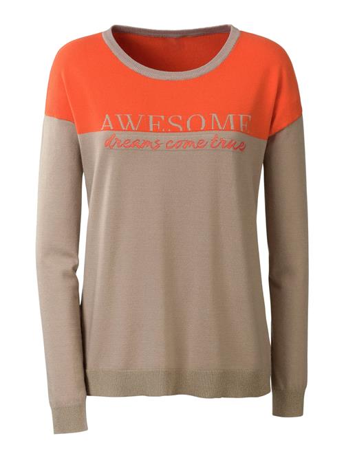 Se heine Pullover  beige / orange ved About You