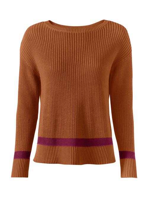 heine Pullover  cognac / lilla