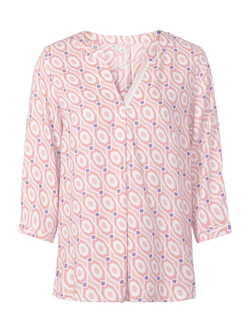 heine Bluse  ecru / lilla / pastelpink