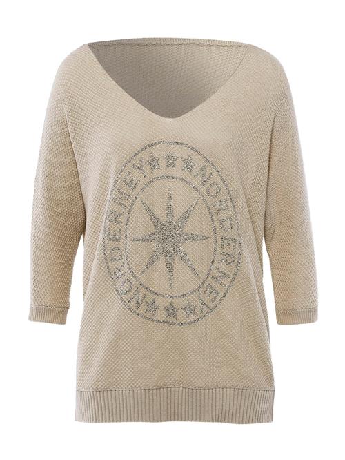 Se heine Pullover  sand / grå-meleret ved About You