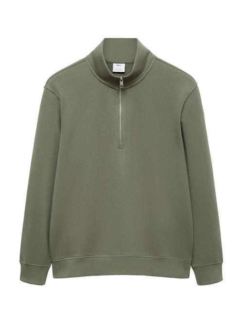 MANGO MAN Sweatshirt 'Winne'  mørkegrøn