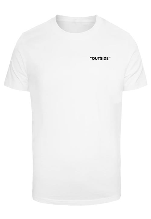 Mister Tee Bluser & t-shirts 'Outside'  sort / hvid