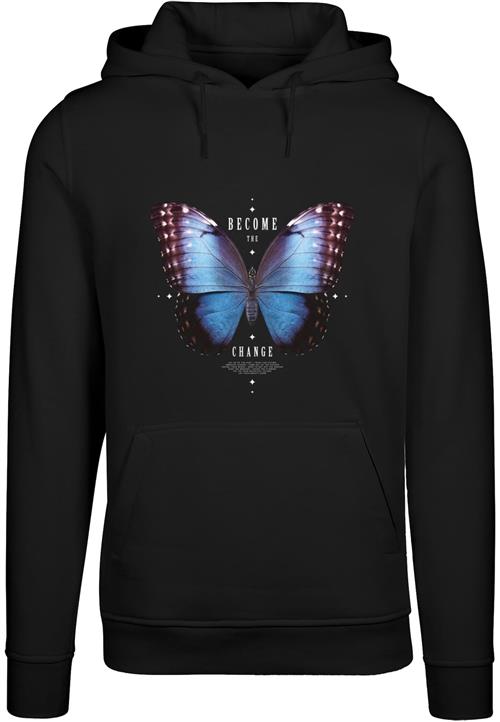 Mister Tee Sweatshirt 'Become The Change'  azur / brombær / sort / hvid