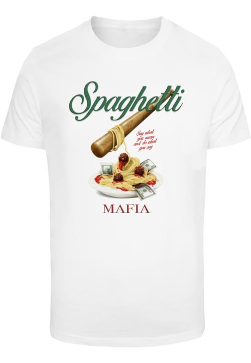 Mister Tee Bluser & t-shirts 'Spaghetti Mafia'  umbra / gul / rød / hvid