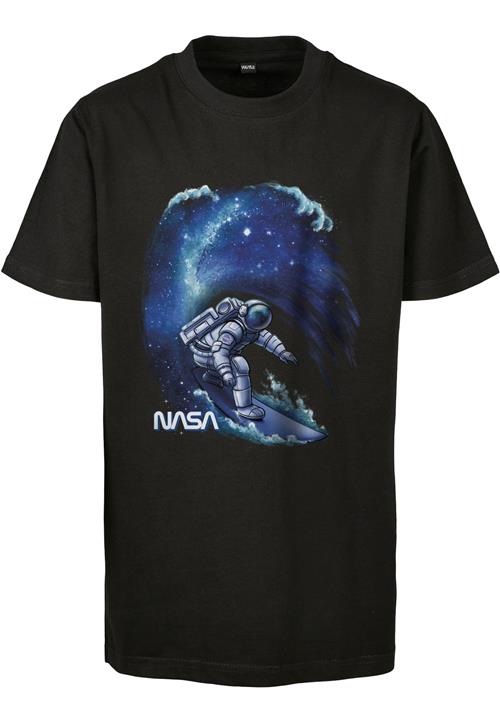 Se Mister Tee Shirts 'NASA'  blå / sort / hvid ved About You