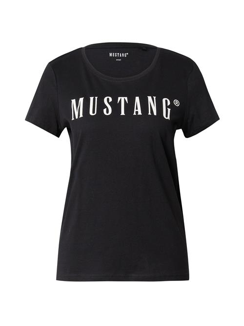 MUSTANG Shirts 'Alama'  sort / hvid