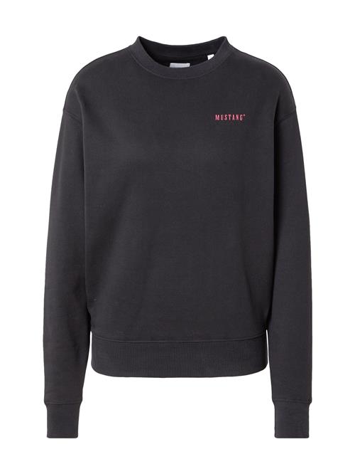 Se MUSTANG Sweatshirt 'ABERDEEN'  gammelrosa / sort ved About You