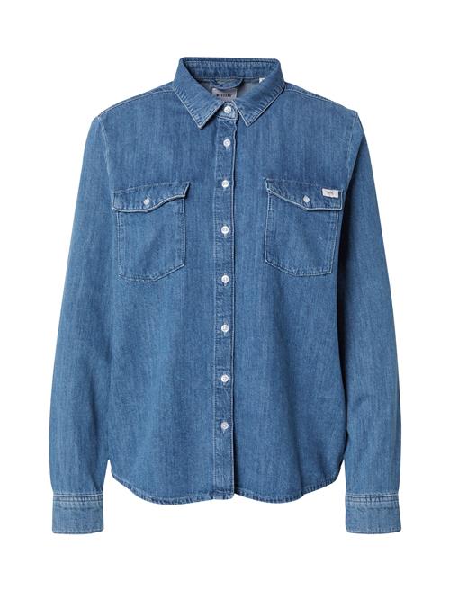 Se MUSTANG Bluse 'Sedana'  blue denim ved About You