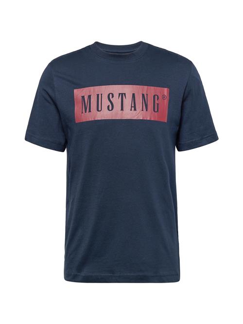 MUSTANG Bluser & t-shirts 'Austin'  marin / rubinrød