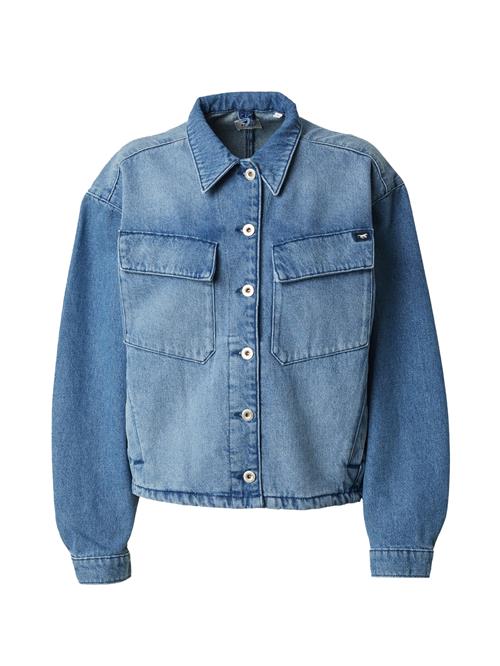 MUSTANG Overgangsjakke  blue denim / sort