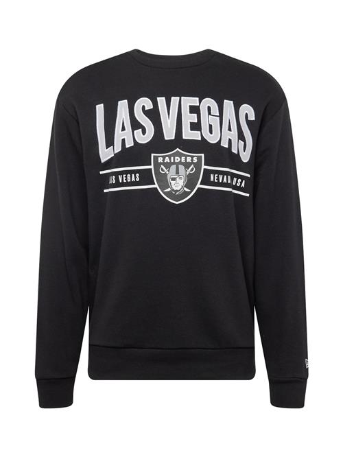 NEW ERA Sweatshirt 'NFL WRDMRK'  røggrå / lysegrå / sort / hvid