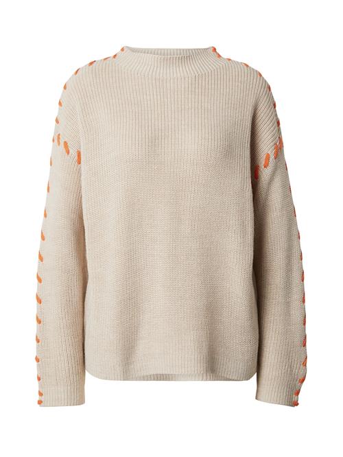 Se Zwillingsherz Pullover  beige / orange ved About You