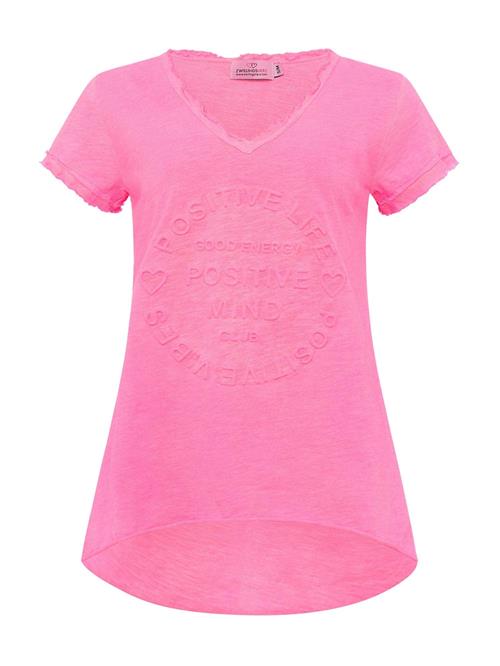 Zwillingsherz Shirts 'Positive Mind'  lys pink