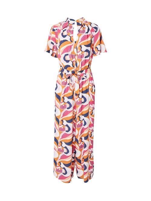 Blutsgeschwister Jumpsuit 'Charming Steps'  navy / orange / pink / hvid