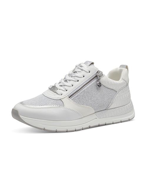 Se Tamaris Sneaker low  sølv / hvid ved About You