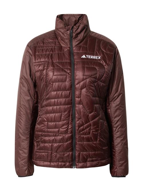 ADIDAS TERREX Udendørsjakke 'Xperior Varilite Primaloft'  rustbrun / hvid