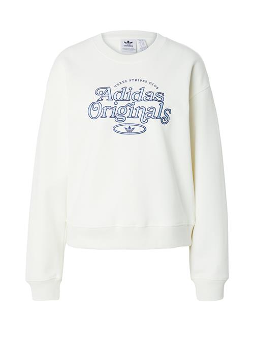 Se ADIDAS ORIGINALS Sweatshirt  mørkeblå / hvid ved About You