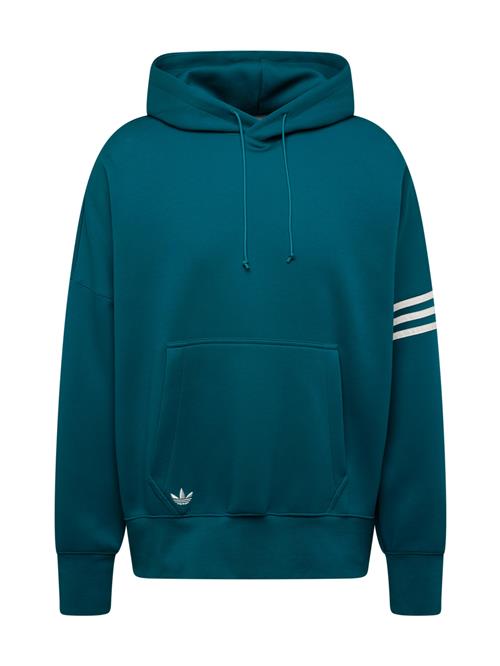 Se ADIDAS ORIGINALS Sweatshirt 'Neuclassics'  petroleum / hvid ved About You