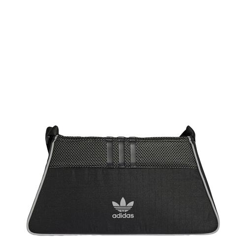 Se ADIDAS ORIGINALS Rejsetaske 'Airliner'  sort / sølv ved About You