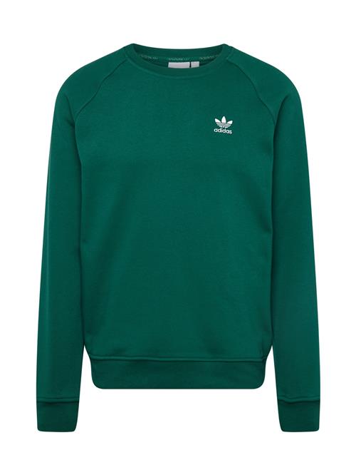 Se ADIDAS ORIGINALS Sweatshirt 'Trefoil Essentials'  smaragd / hvid ved About You