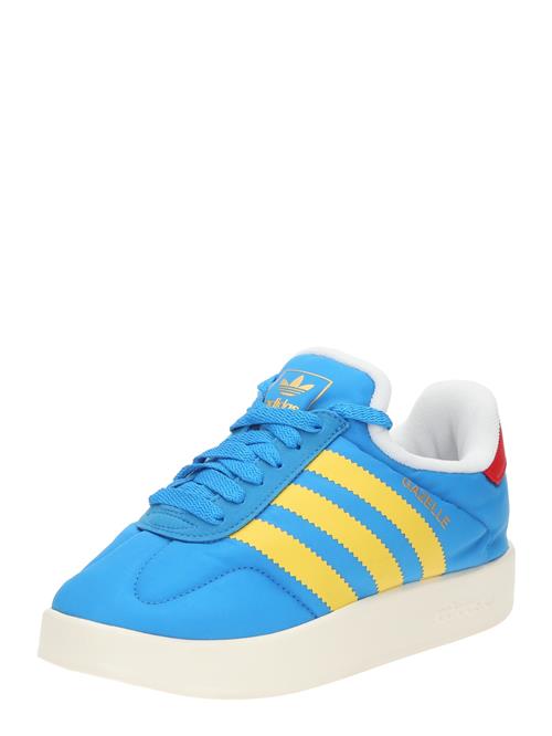 Se ADIDAS ORIGINALS Sneaker low 'GAZELLE HOME'  neonblå / gul / guld / rød ved About You