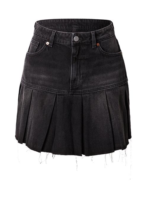 Monki Nederdel  black denim