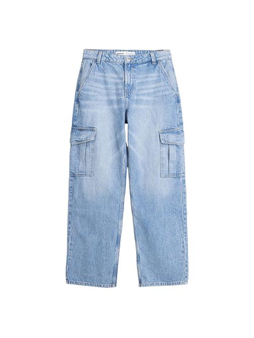 Bershka Cargojeans  blue denim